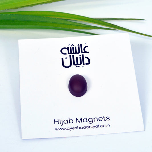 Oval Brown Magnet (Matte) - DaalAin