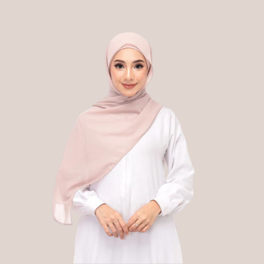 Dusty Rose Magnet Hijab - DaalAin