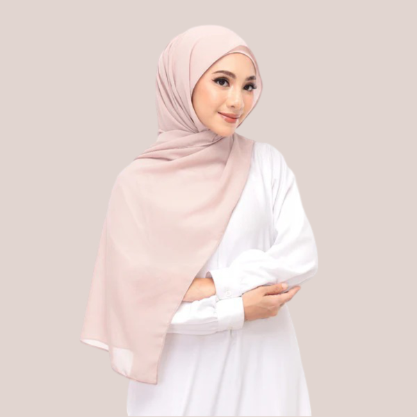Dusty Rose Magnet Hijab - DaalAin