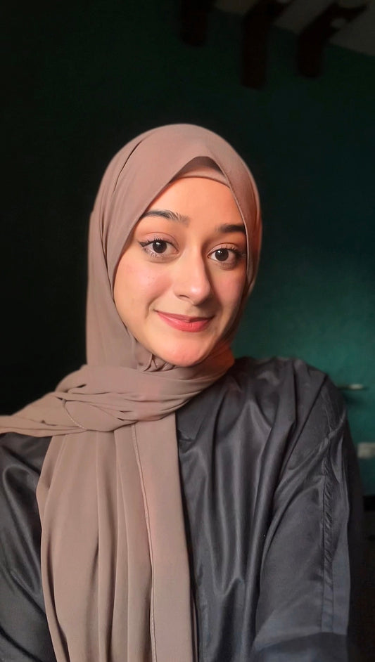 Dark Brown Magnet Hijab