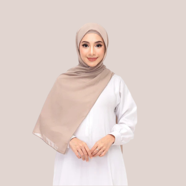 Light Brown Magnet Hijab - DaalAin