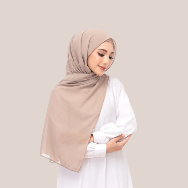 Light Brown Magnet Hijab - DaalAin