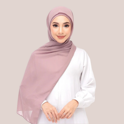 Tea Pink Magnet Hijab - DaalAin